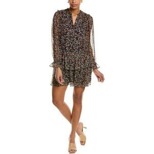 NWT Joie Elsverre  long sleeve multicolor Dress Size 4